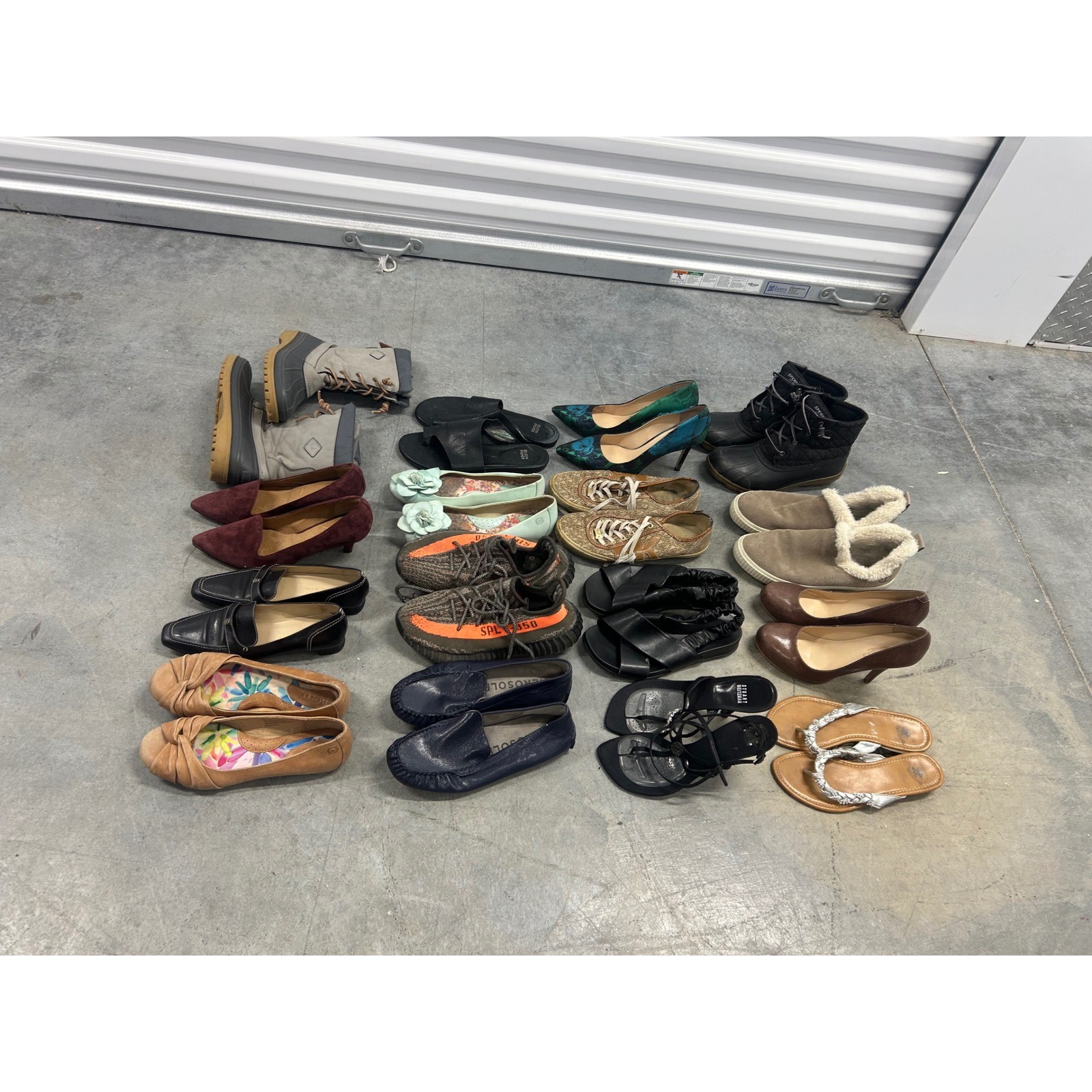 Coach, Stuart Weitzman, Sperry Women&rsquo;s Shoe Reseller Box Lot 16 Pairs
