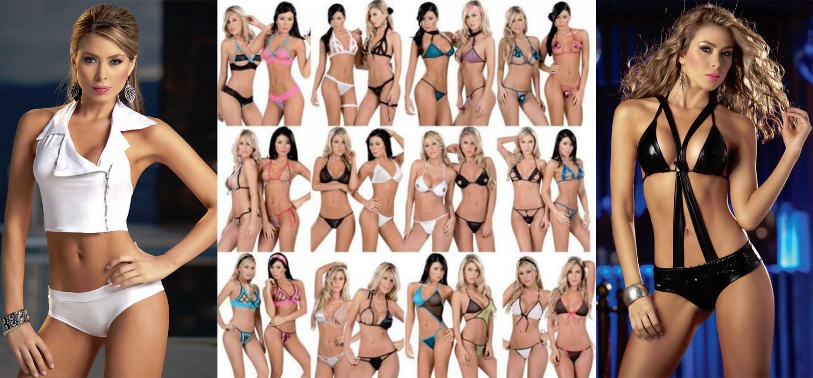 Lot 50 Pieces Wholesale Sexy Bikinis Lingerie Swim Suit Club Dance Wear S M L XL
