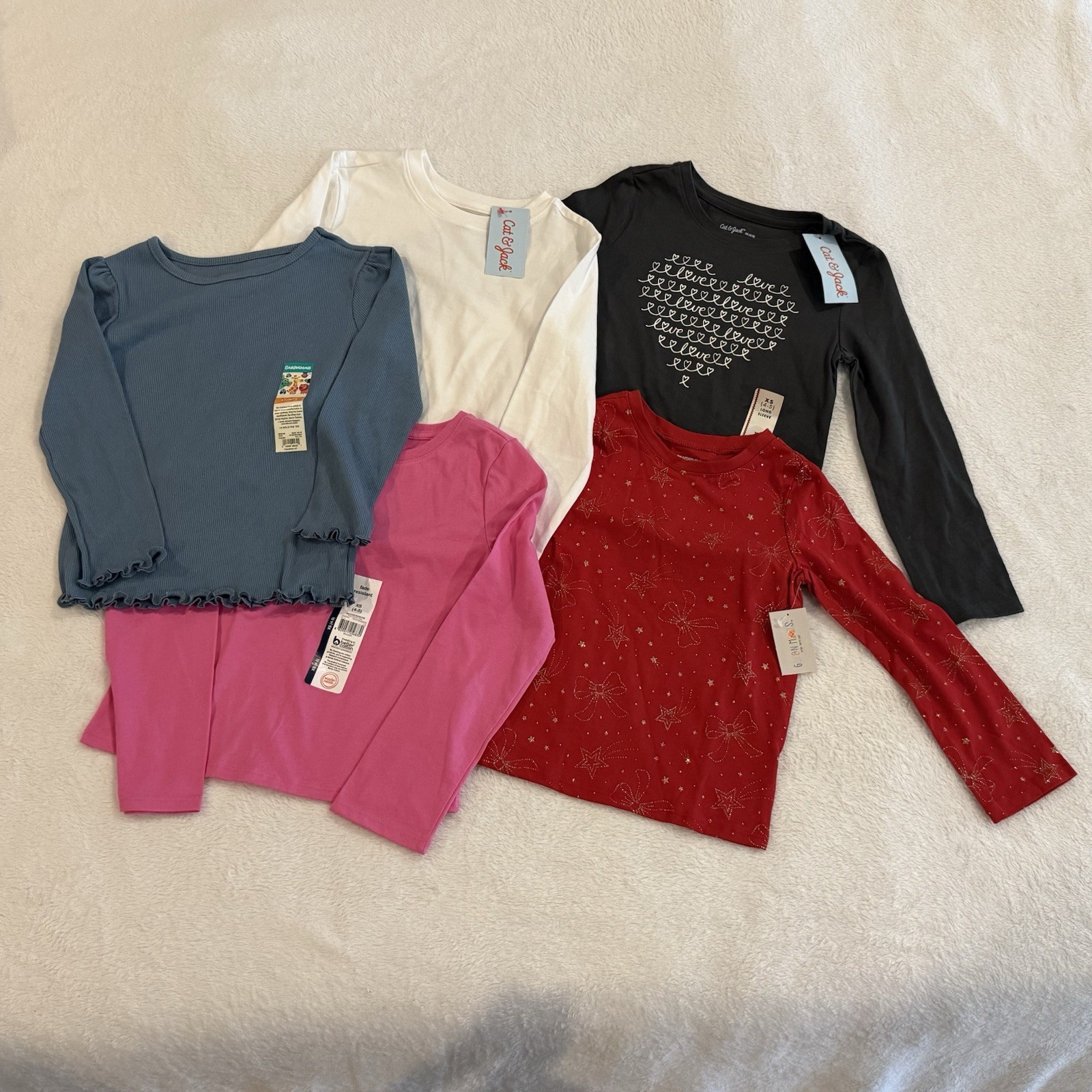 Girls 4 4T 4-5 Fall Winter Mixed Lot of 18 Dress LS Top Jean Leggings Jacket NEW
