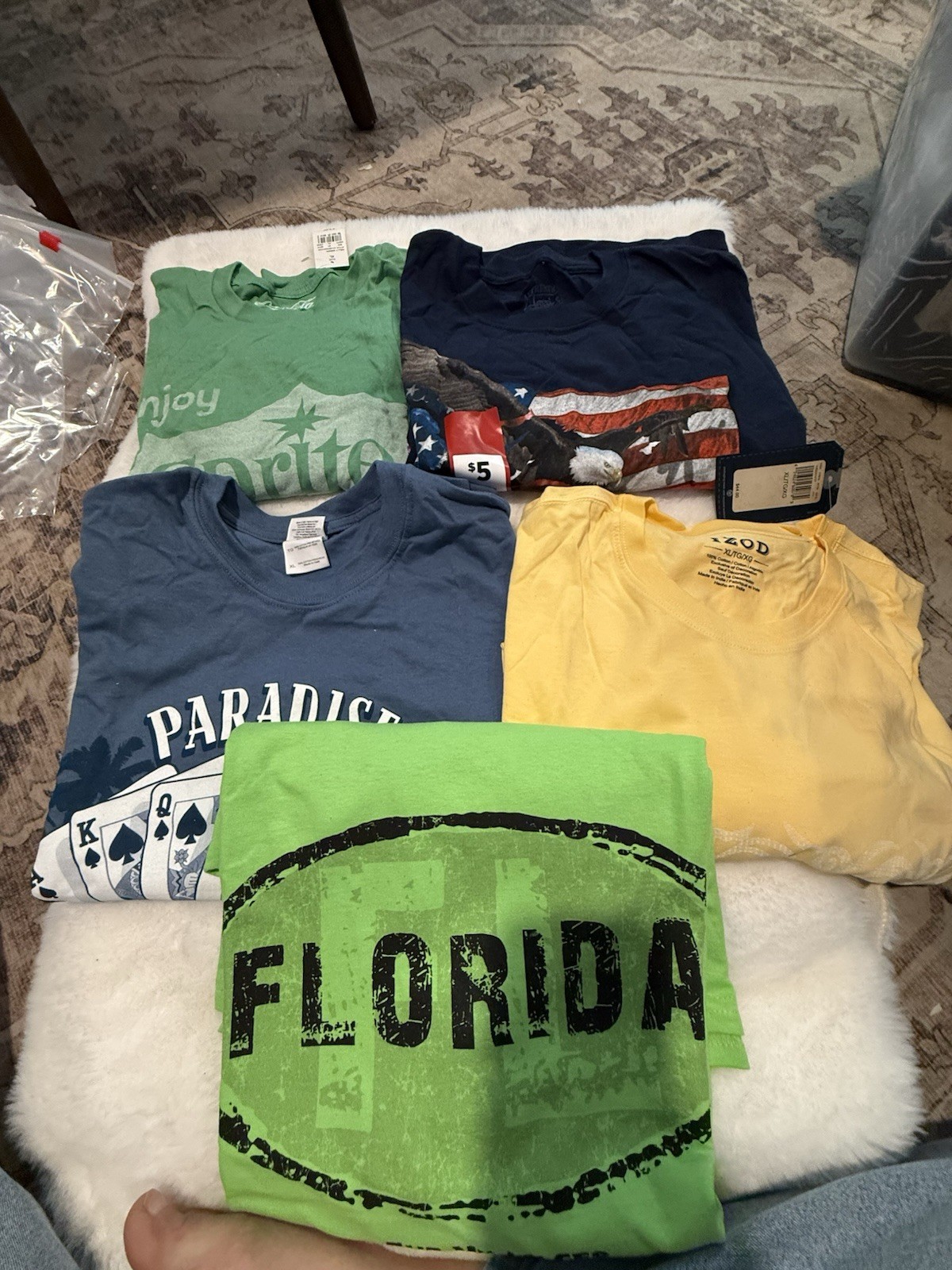 5 t shirts 15