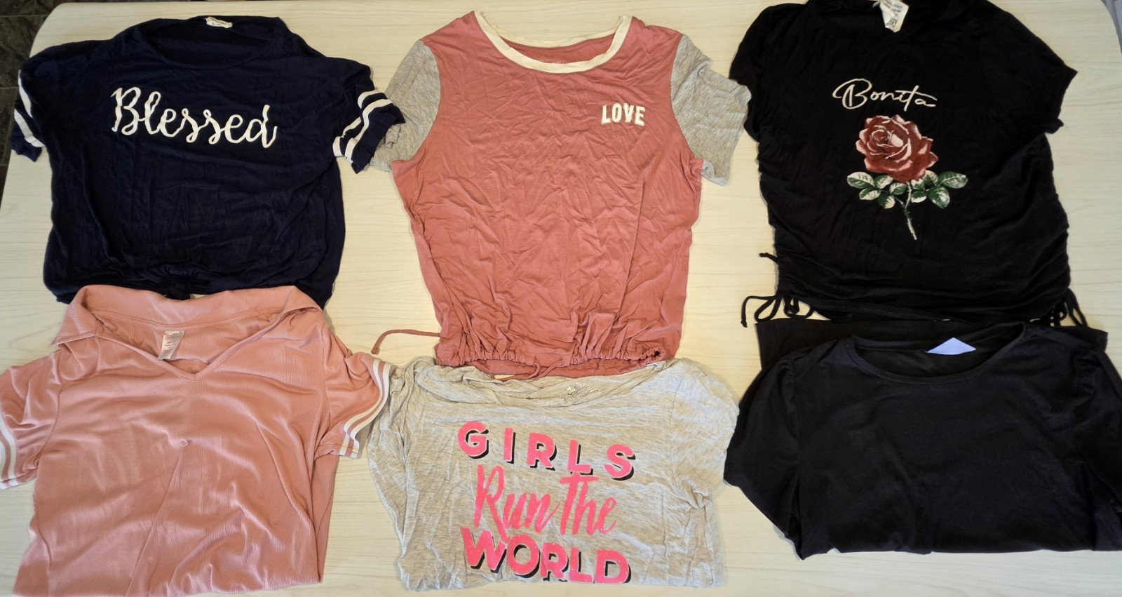 Lot Of 12 Justice Cat & Jack No Bound Girls Tops/Dress XL, 14/16 16 15/17 18/20