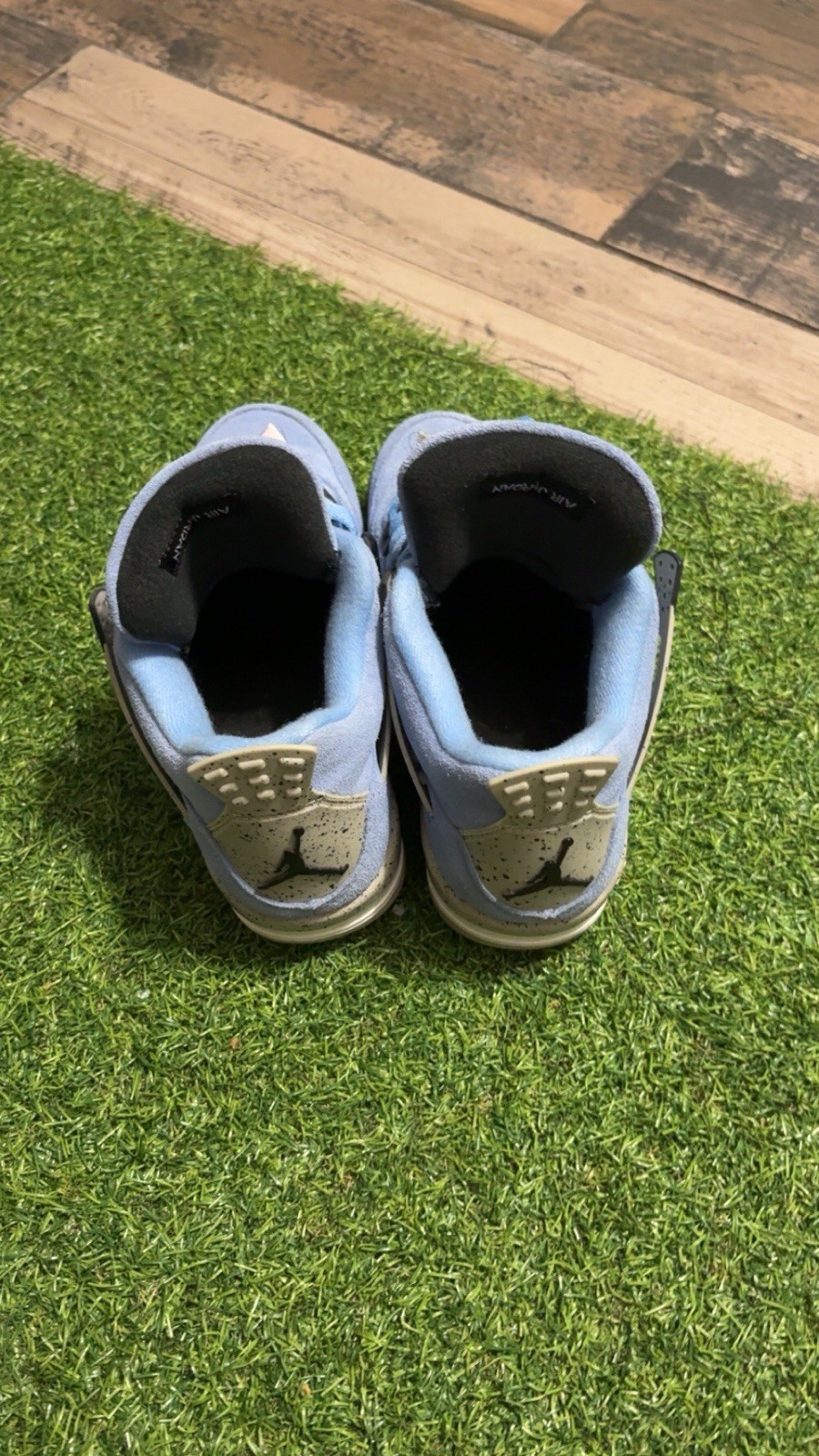 Nike Jordan Unisex Baby Shoe Lot Air Jordan 4 Leather Colorblock 0-3M